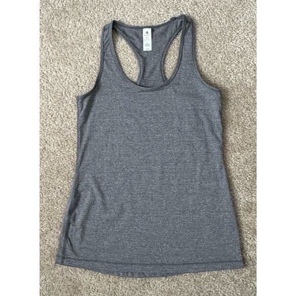 90-Degrees by Reflex Gray Tank Tops Scoop Neck Racerback Top XS XSmall New NWOT - Picture 1 of 7